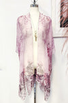 Lavender Cherry Blossom Kimono