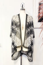 Leopard Print Kimono