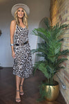 Midi Leopard Print Tank Dress