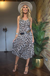 Midi Leopard Print Tank Dress