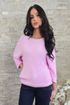 Long Sleeve Boat Neck Sweater