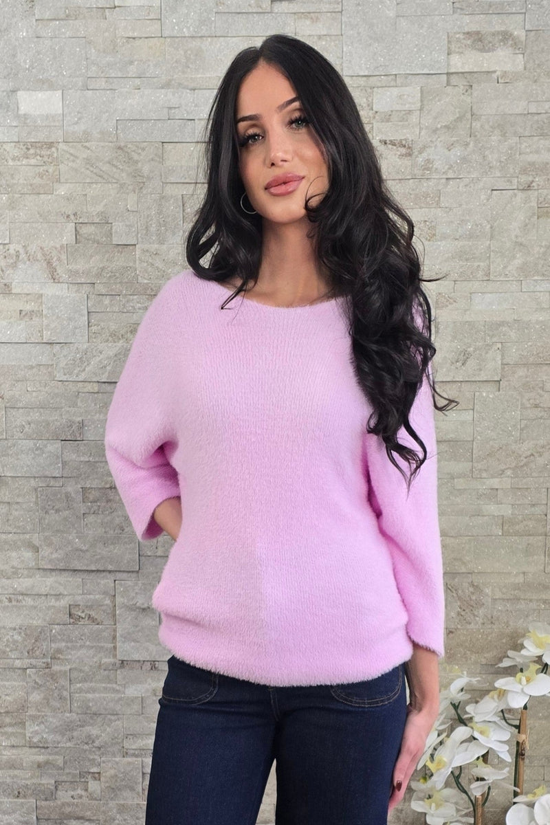 Long Sleeve Boat Neck Sweater