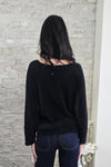 Fuzzy 3/4 Sleeve Sweater