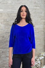 Fuzzy 3/4 Sleeve Sweater