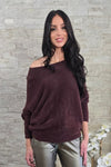 Fuzzy Batwing Sweater