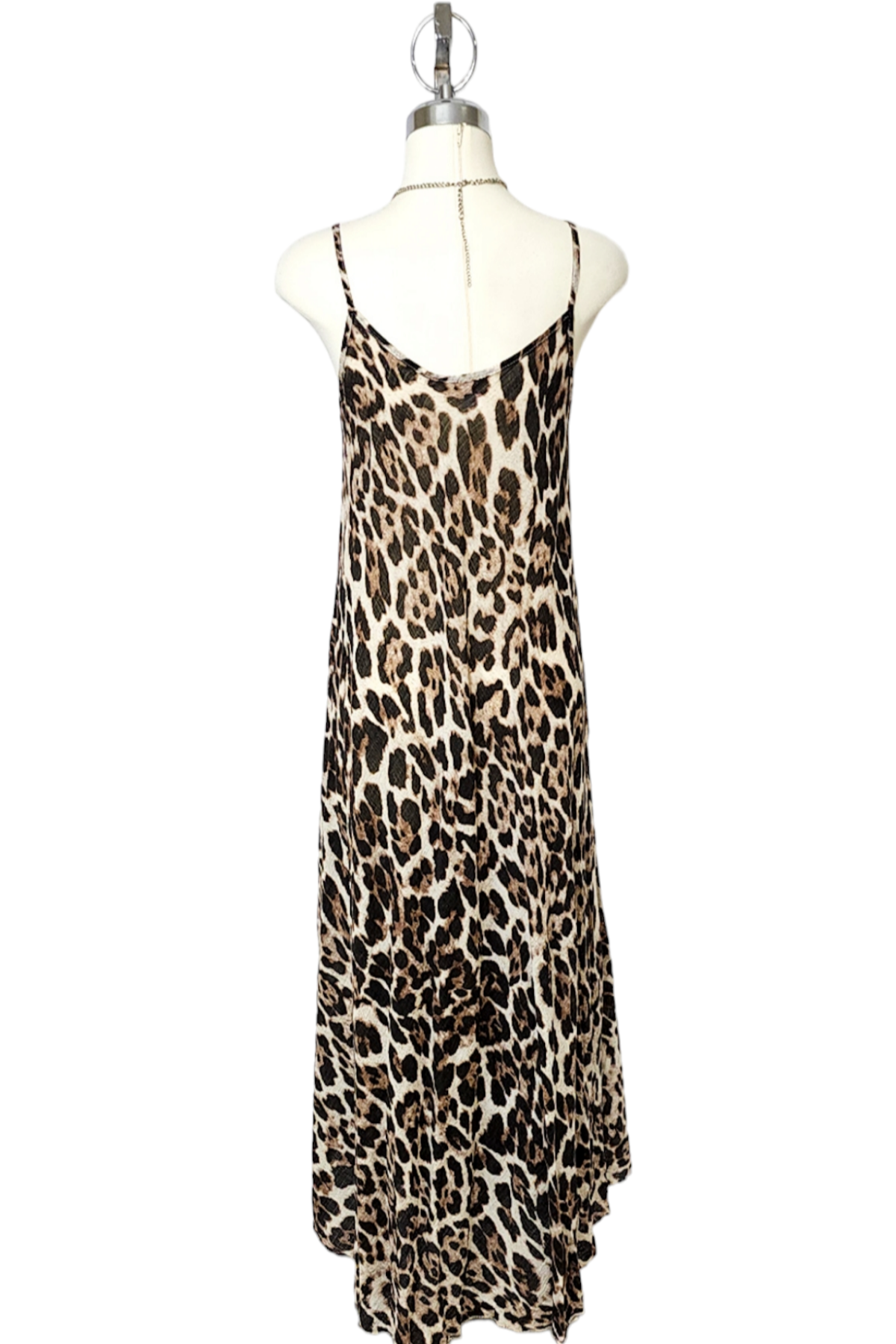 Leopard Print Slip Dress Baz Apparel