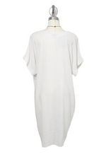 Linen Dress with Front Pockets